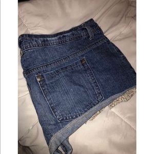 jean short shorts